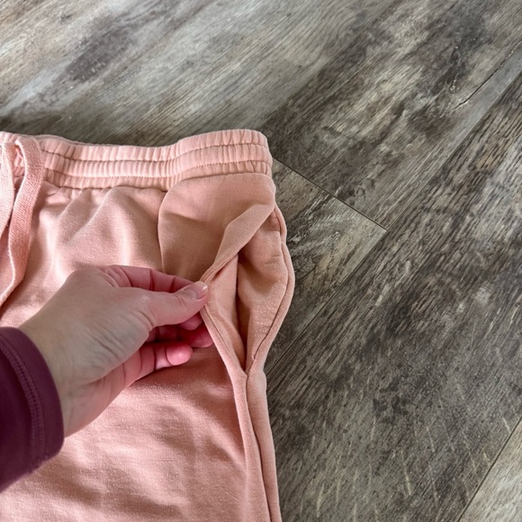 Madewell MWLSuperbrushed Easygoing Sweatpants - COLOR: Antique Coral - Picture 10 of 12